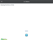 Tablet Screenshot of lkmalone.com